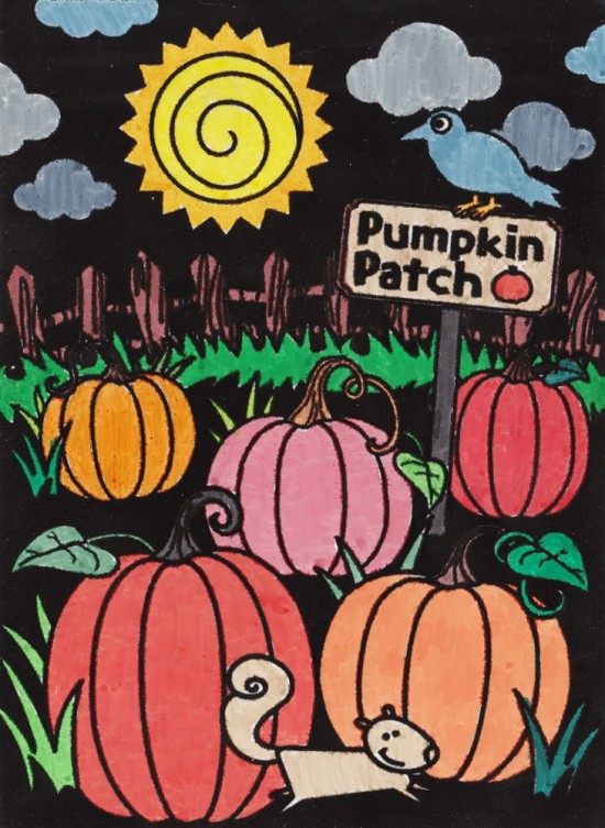 Pumpkin Velvet Poster