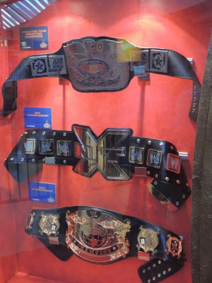 World Tag Tea,, NXT, and Undisputed Championship Belts