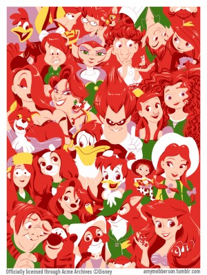 Cartoon Redheads
