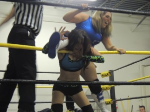 Brittany Blake vs Brooke Danielle at CZW Dojo Wars VIII 02
