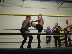 Brooke Danielle, Ben Ortiz, Ryan Galleon, and Kinky Kenneth vs Andrew Wolf, Joe Gacy, Conor Claxton, and Nate Carter at CZW Dojo Wars X 02