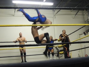 Brooke Danielle, Ben Ortiz, Ryan Galleon, and Kinky Kenneth vs Andrew Wolf, Joe Gacy, Conor Claxton, and Nate Carter at CZW Dojo Wars X 04