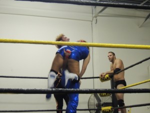Brooke Danielle, Ben Ortiz, Ryan Galleon, and Kinky Kenneth vs Andrew Wolf, Joe Gacy, Conor Claxton, and Nate Carter at CZW Dojo Wars X 06