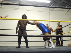 Brooke Danielle, Ben Ortiz, Ryan Galleon, and Kinky Kenneth vs Andrew Wolf, Joe Gacy, Conor Claxton, and Nate Carter at CZW Dojo Wars X 09