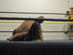 Irritating Igor vs Brittany Blake at CZW Dojo Wars IX 02