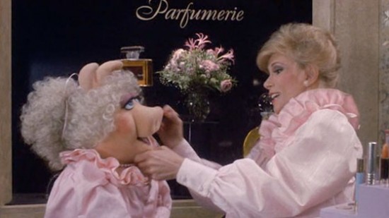 Miss Piggy and Joan Rivers