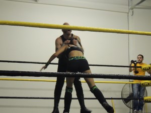 Brittany Blake vs Preacher Finneus James at CZW Dojo Wars XII 03