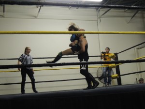 Brittany Blake vs Preacher Finneus James at CZW Dojo Wars XII 07