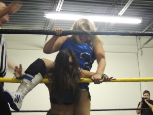 Brooke Danielle vs Brittany Blake at CZW Dojo Wars XI 03