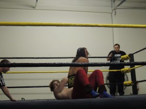 Andrew Wolf vs Joey Janela at CZW Dojo Wars XIV 01