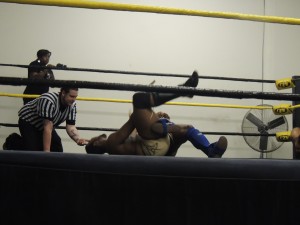 Frankie Pikard, Nate Carter, and Dave McCall vs Lennon Duffy, Marcus Clutch, and Slugger Clark at CZW Dojo Wars XVIII 08