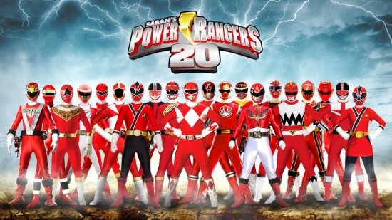 Power Rangers 20 Red Rangers
