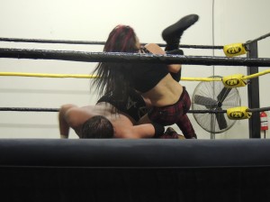 Brittany Blake vs. Joe Gacy at CZW Dojo Wars XXII 08