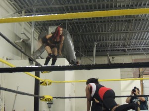 Brittany Blake vs Jasmine Naveen at CZW Dojo Wars XXXII 05